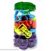 FB Dough Cutters Bucket 63 Piece Set of Letters Numbers and Shapes for Clay Or Play-Doh in Red Purple Aqua and Lime Green | Age 3 and up B07L37WX3B